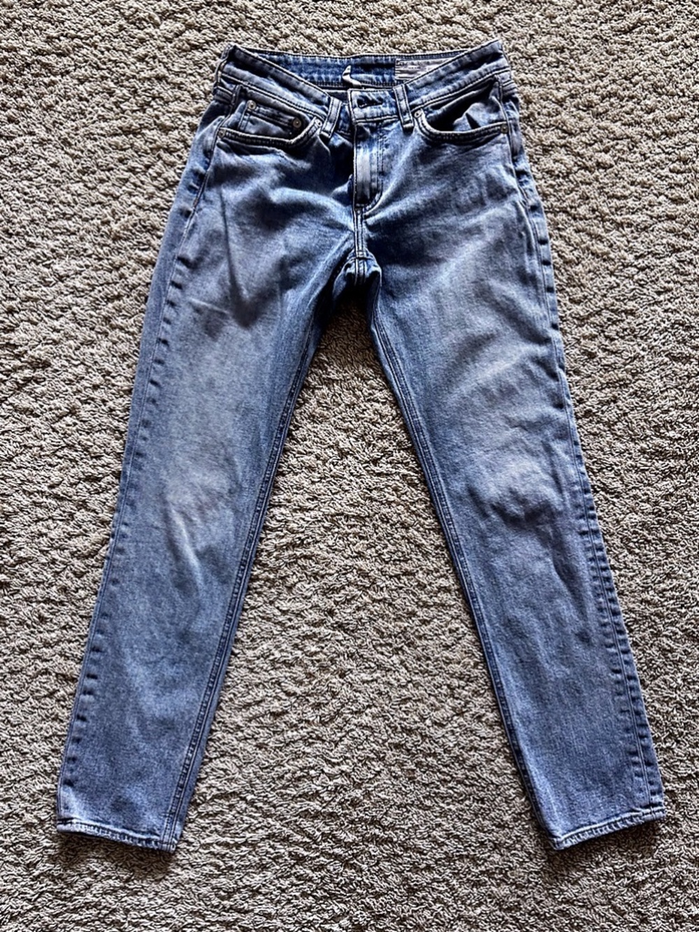 Rag & Bone Classon Skinny Jeans Women’s Size 24 Light Wash Designer Denim